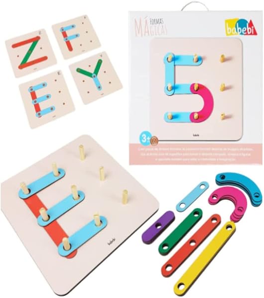 Babebi Formas Mágicas — Brinquedo Educativo de Madeira, A Partir de 3 Anos