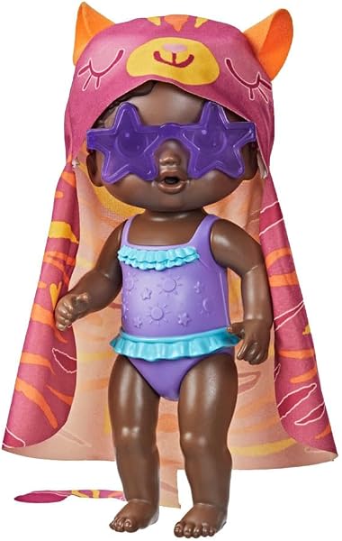 Baby Alive Bebê Dia de Sol Negra — 25 cm com Acessórios para Água