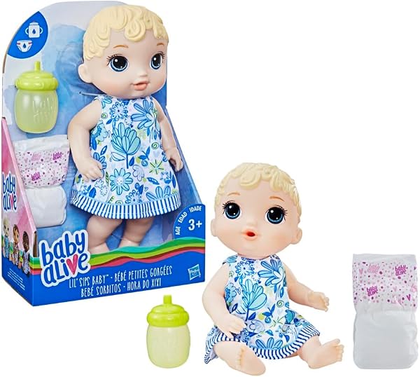 Baby Alive Hora do Xixi Loira — Cores Variadas