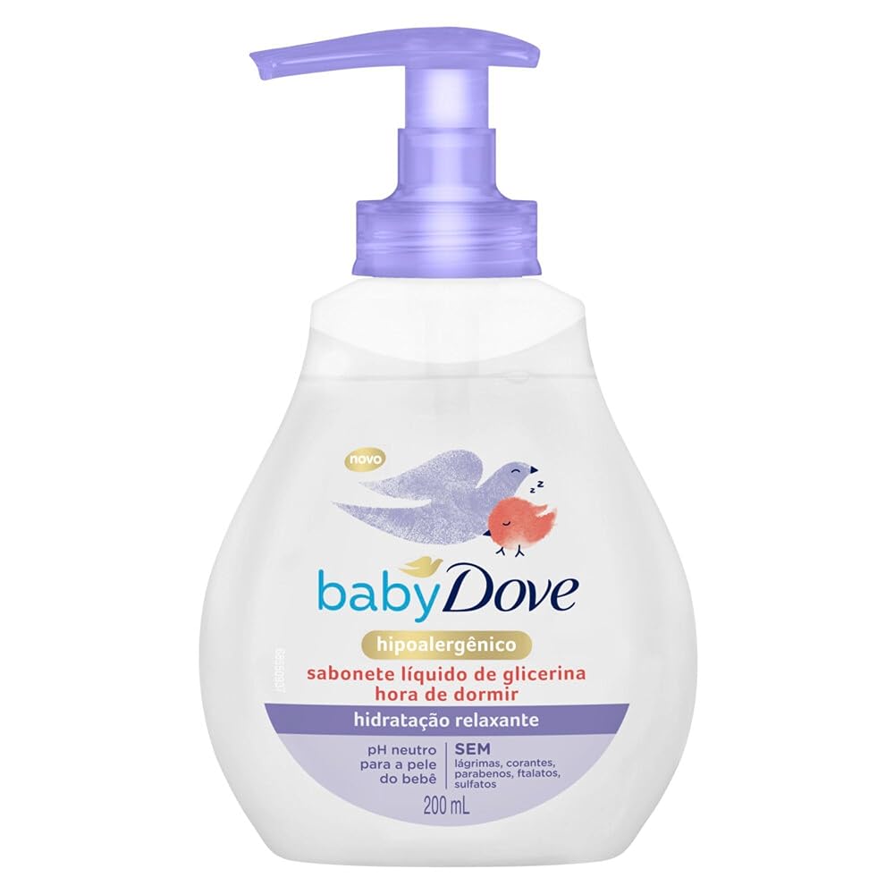 Baby Dove Sabonete Líquido Hidratação Relaxante Hora de Dormir 200ml