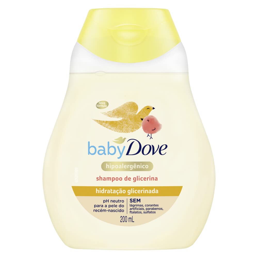 Baby Dove Shampoo Hidratação Glicerinada 200ml