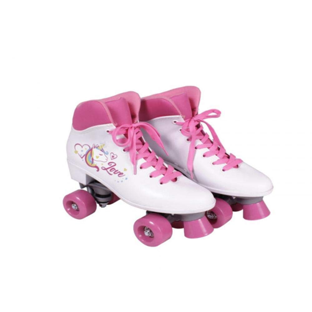 Bel Fix Patins Quad Love Unicórnio Branco/Rosa (Tam. 35)