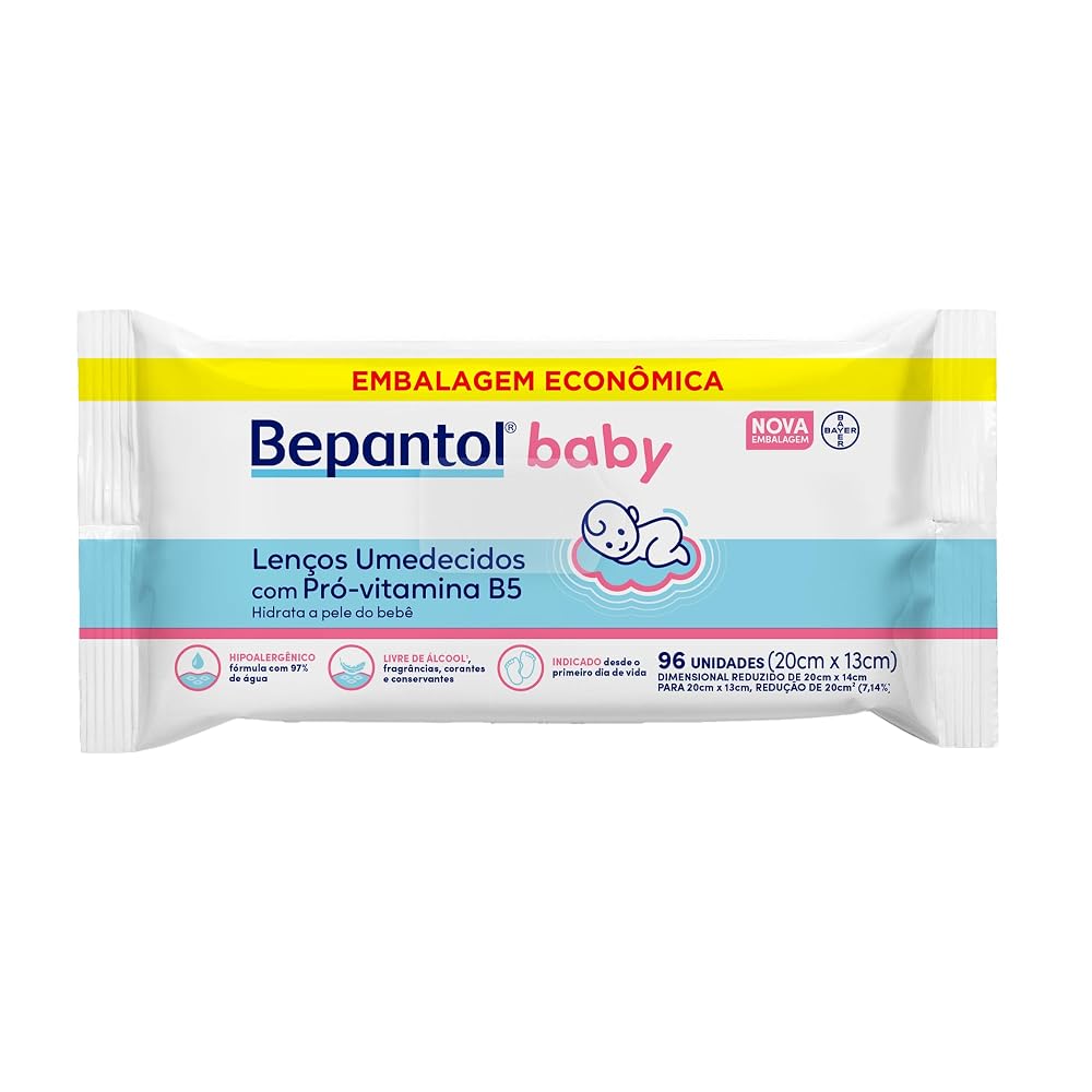 Bepantol Baby Lenço Umedecido Hipoalergênico — Leve 96 Pague 80