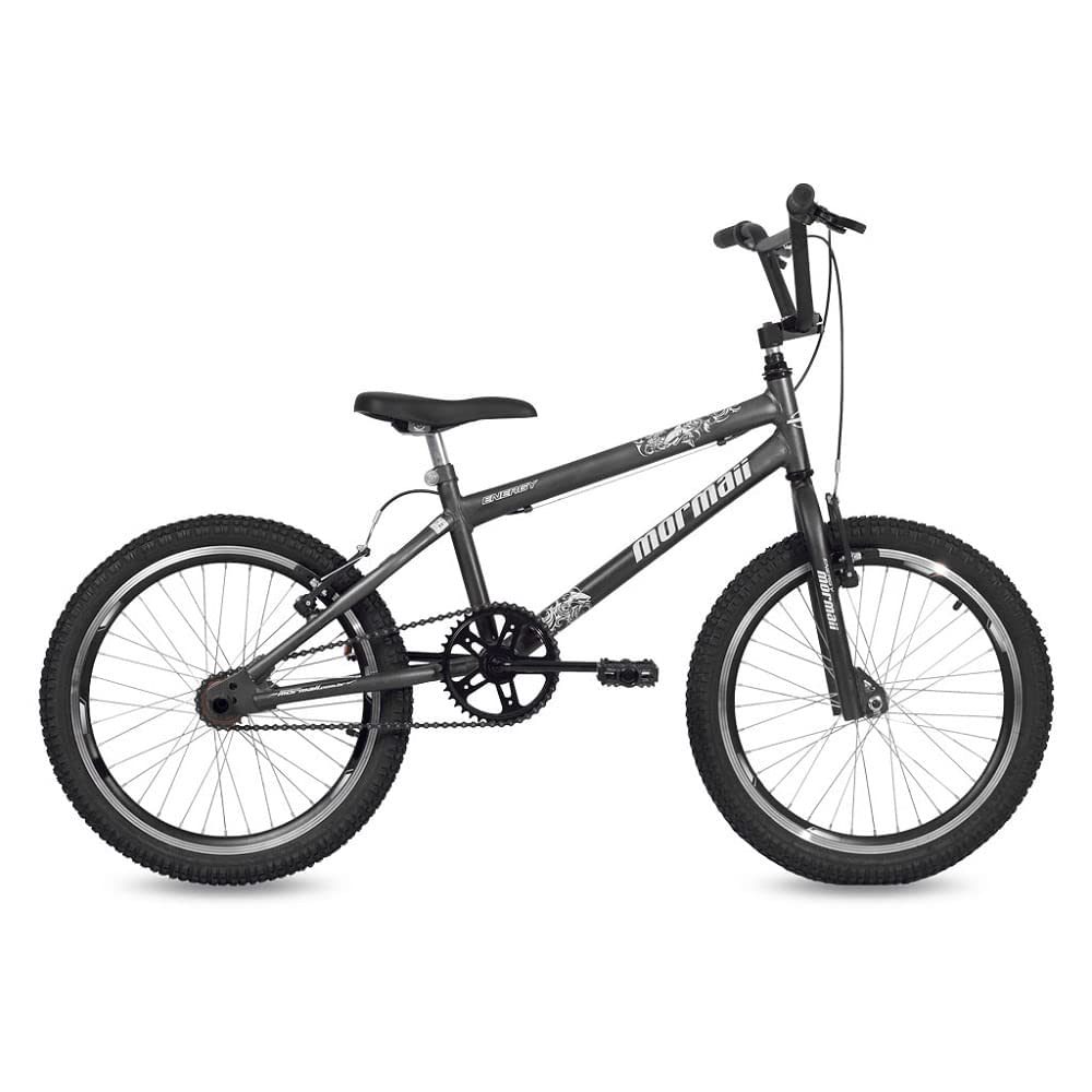 Bicicleta Infantil Mormaii Aro 20 Cross Energy V-Brake Grafite