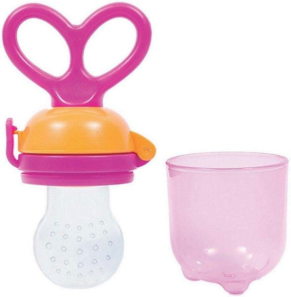 Buba Chupeta Alimentação Porta Frutinha Azul