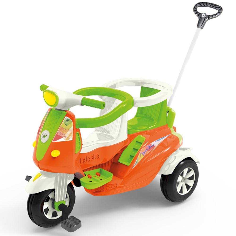 Calesita Moto Duo 2 em 1 Laranja