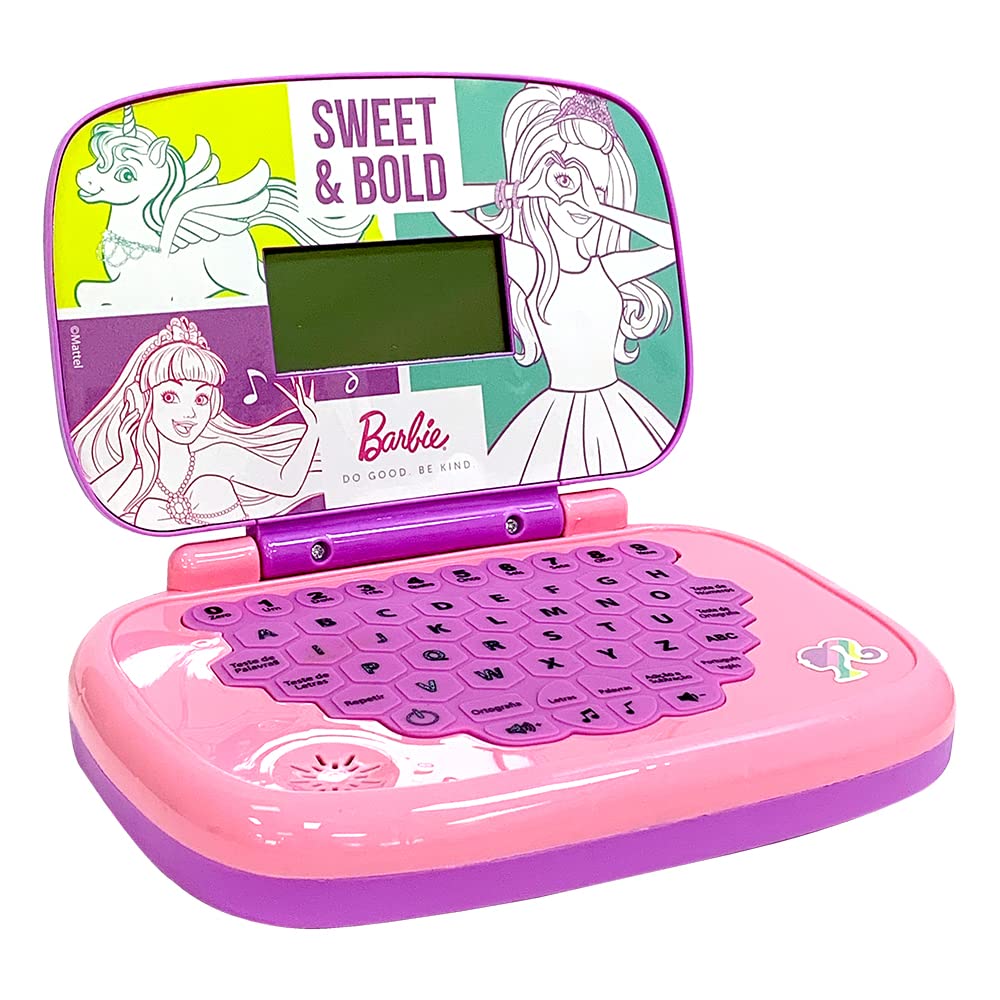 Candide Laptop Infantil Barbie Bilíngue