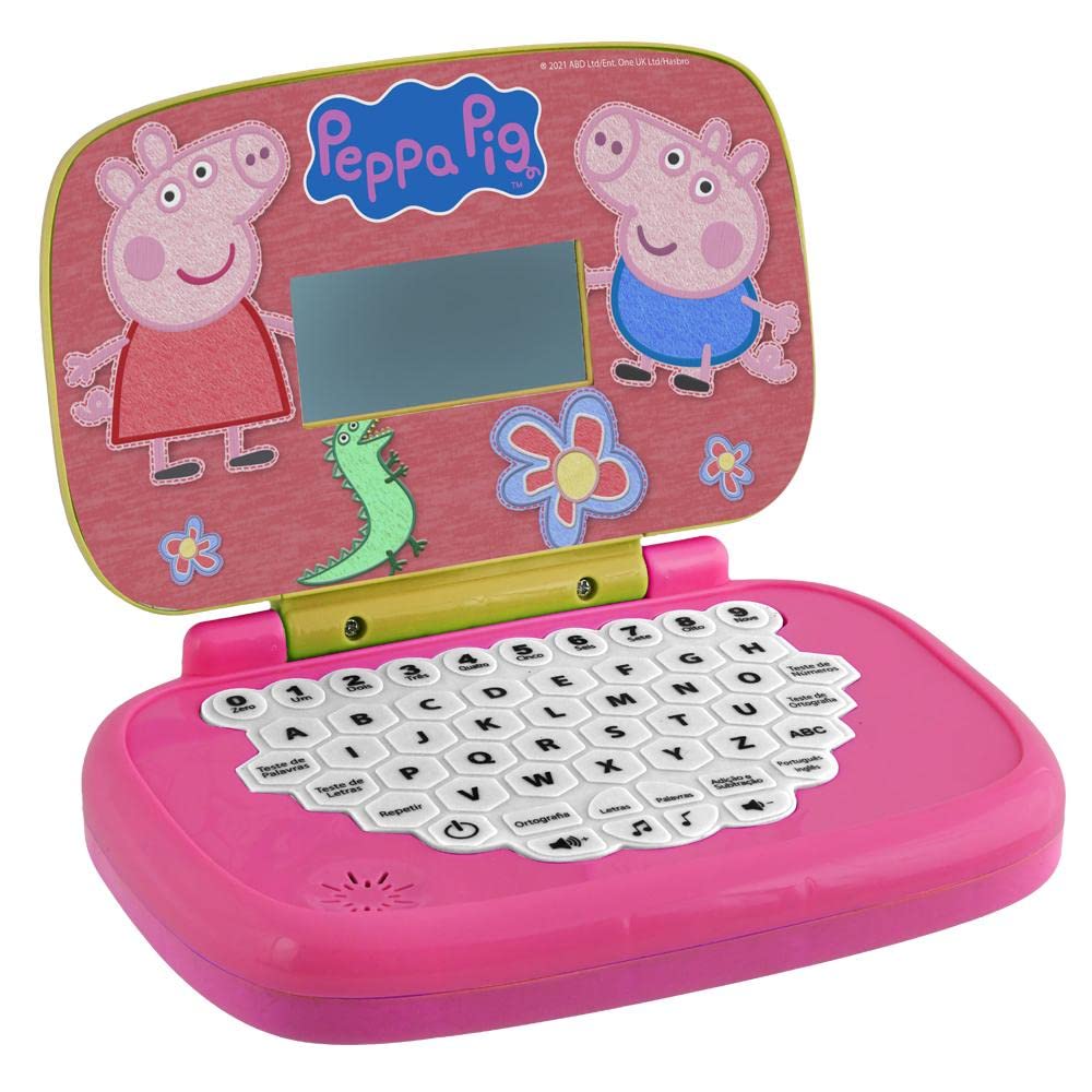 Candide Laptop Infantil Peppa Pig Bilíngue