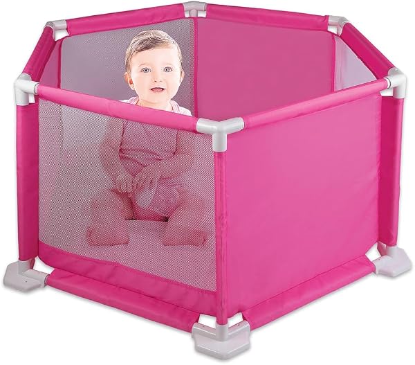 Cercado para Bebê Rosa — Braskit