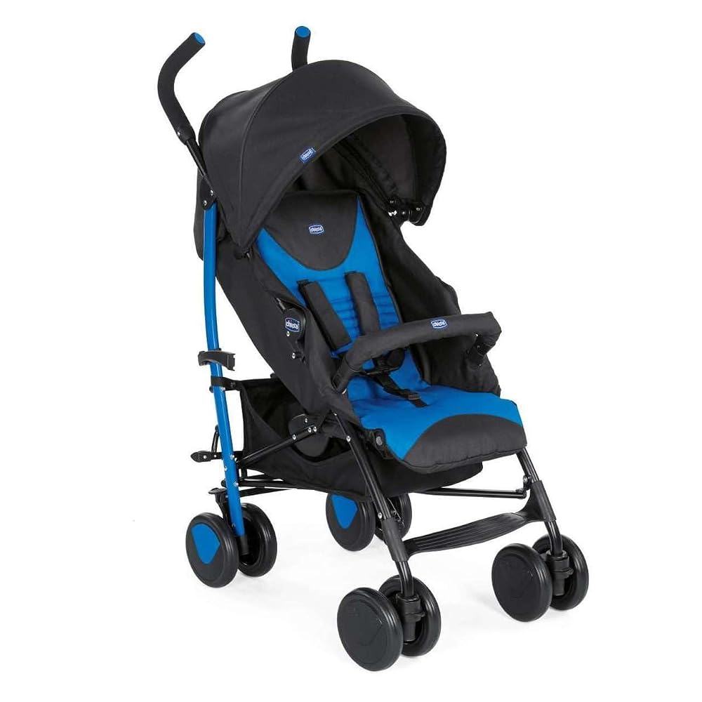 Chicco Echo Carrinho de Passeio com Barra de Proteção, Preto (Stone)