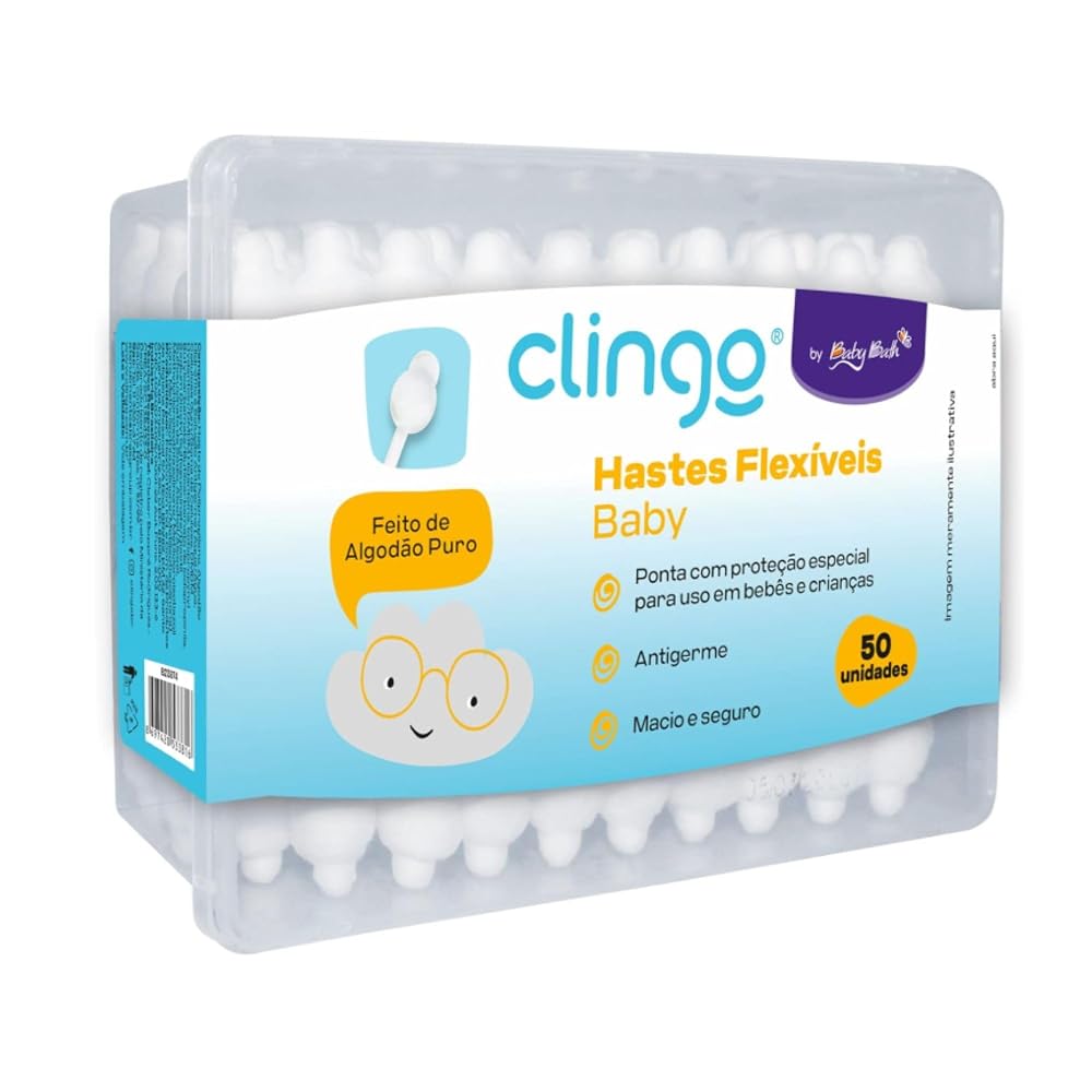 Clingo Baby Bath Hastes Flexíveis para Bebê 50 Un