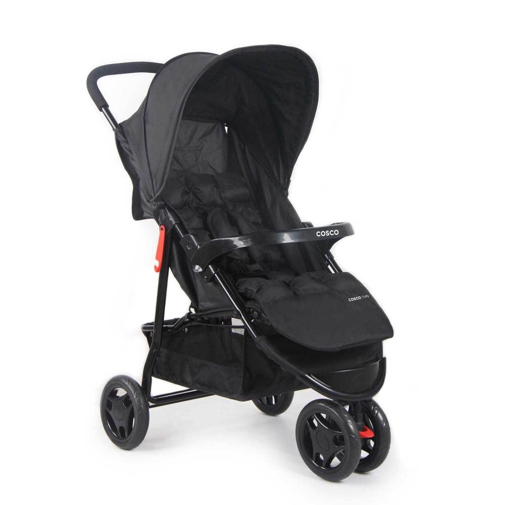 Cosco Kids Carrinho de Bebê Toffy, Preto Absoluto