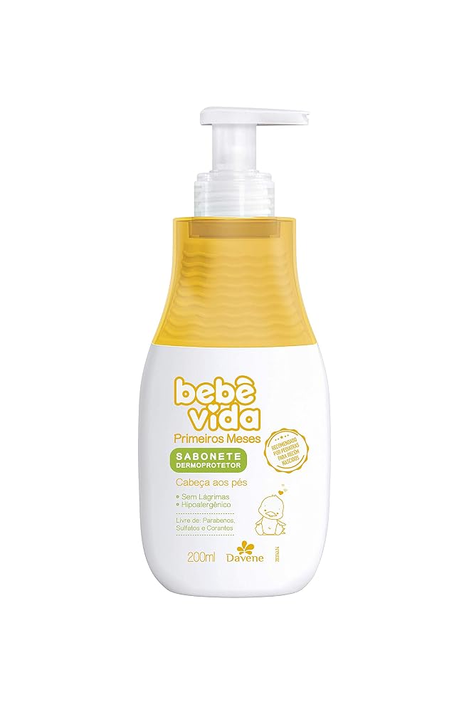 Davene Bebê Vida Sabonete Líquido Primeiros Meses 200ml