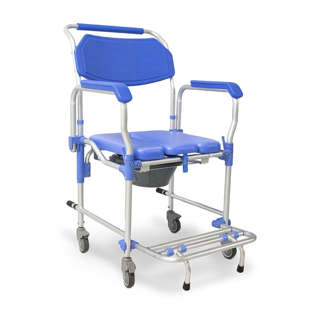Dellamed Cadeira de Banho D60 Obeso Alumínio – 150 kg