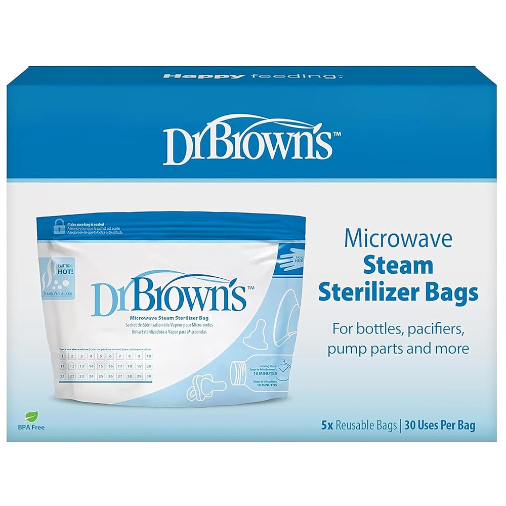 Dr. Brown's Sacos Esterilizadores a Vapor para Micro-Ondas