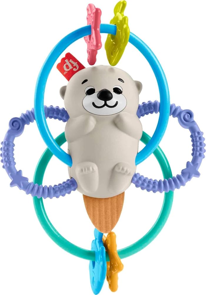 Fisher-Price Baby Mordedor Lontra Girar e Morder