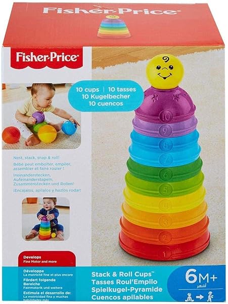 Fisher-Price Potinhos Empilhar & Rolar