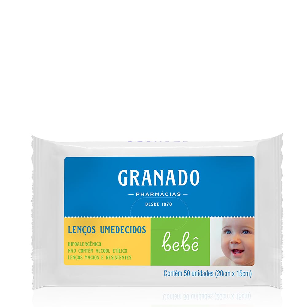 Granado Lenços Umedecidos Bebê Tradicional — 50 Unidades