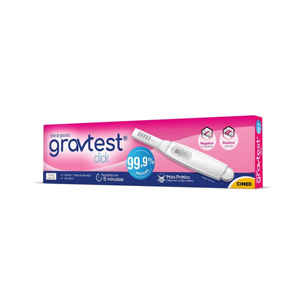 GravTest Click Cimed — Teste de Gravidez