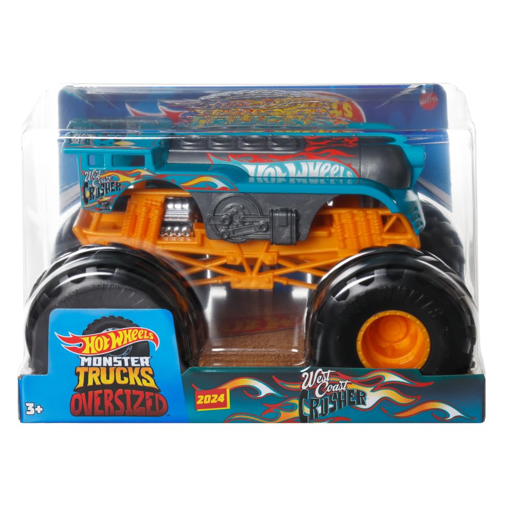 Hot Wheels Monster Trucks Carrinho Surpresa Escala 1:24 Mattel GBV41