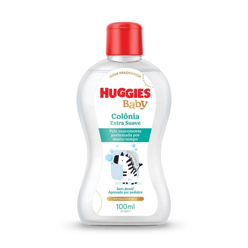 Huggies Extra Suave Colônia Infantil Sem Álcool 100ml