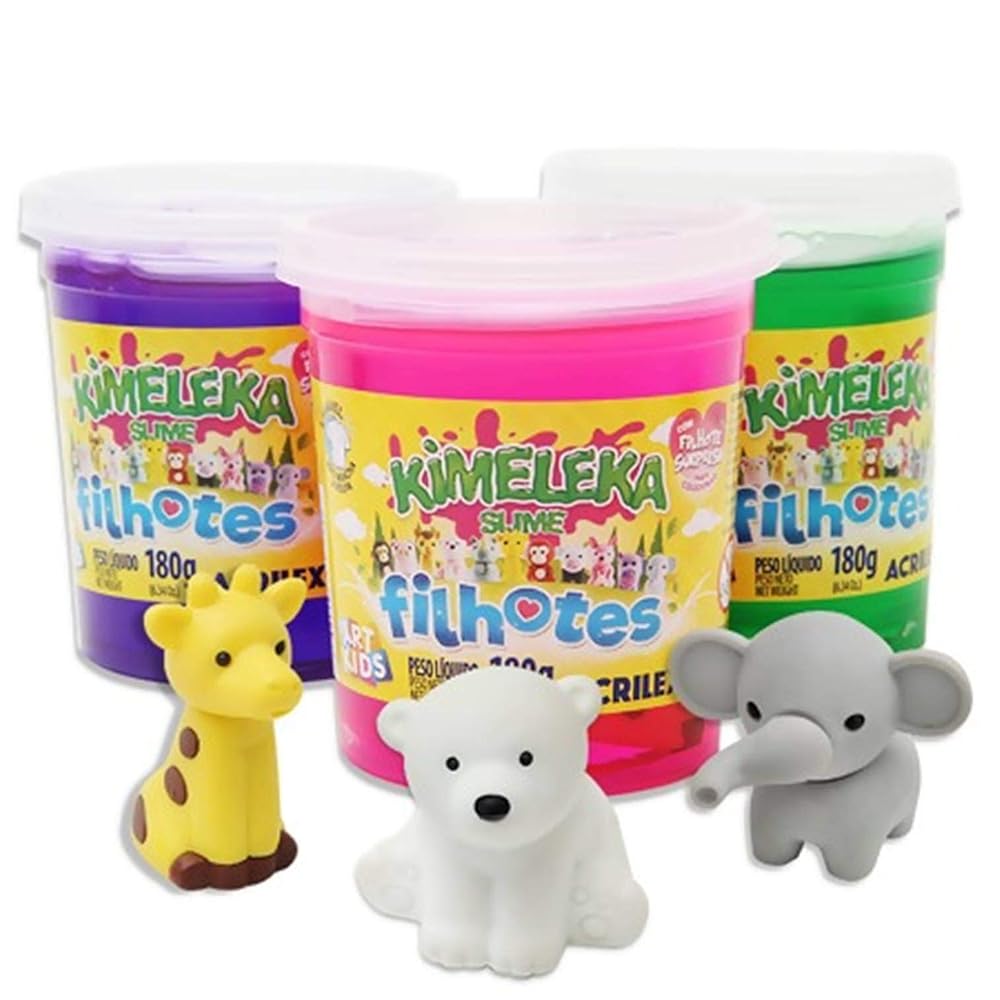 Kimeleka Slime Filhotes 180 g — Acrilex