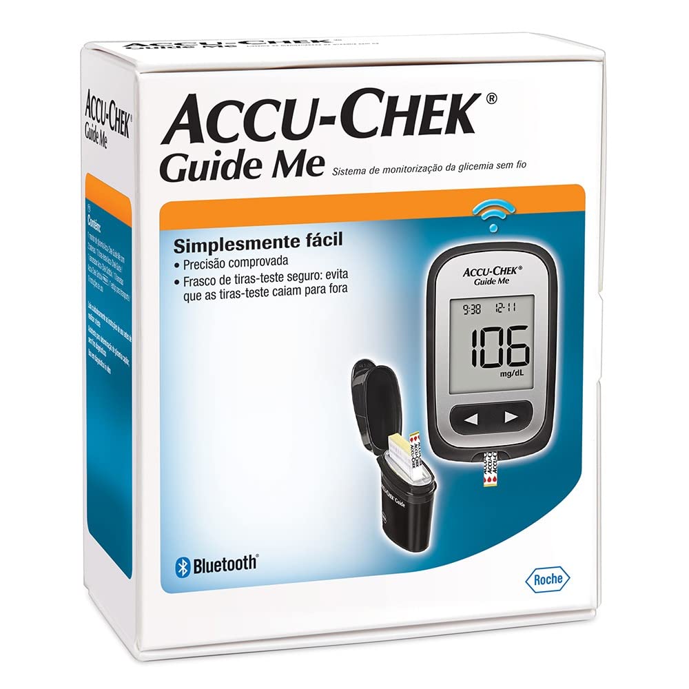 Kit Accu-Chek Guide Me Medidor de Glicose