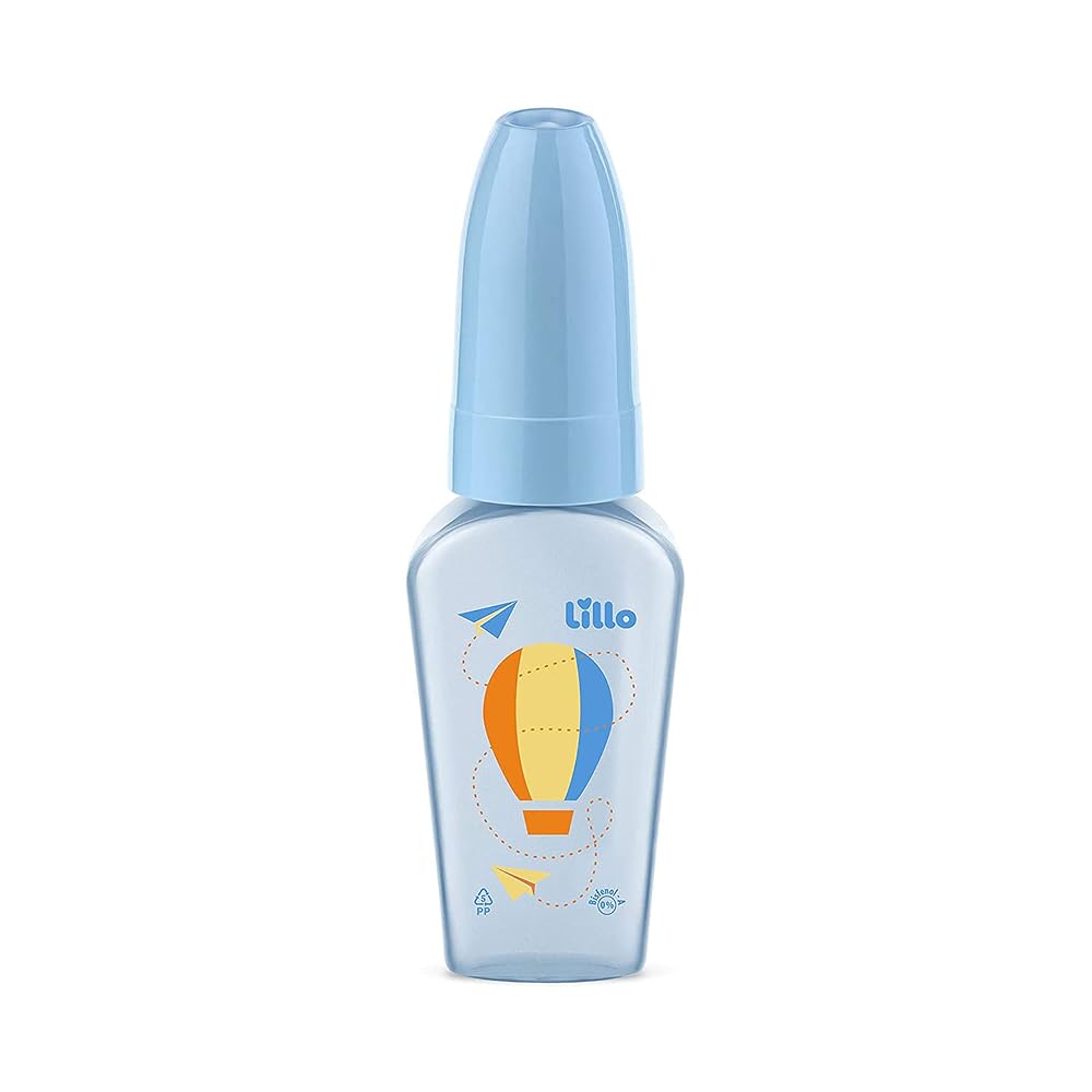 Lillo Mamadeira Chuquinha Primeiros Passos 50ml Azul