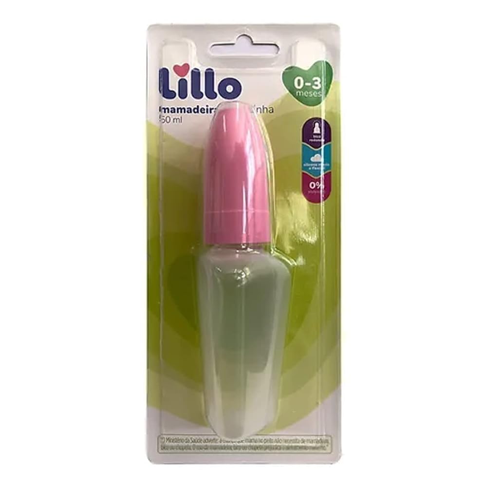 Lillo Miniform Mamadeira Recém-Nascido 50ml Rosa