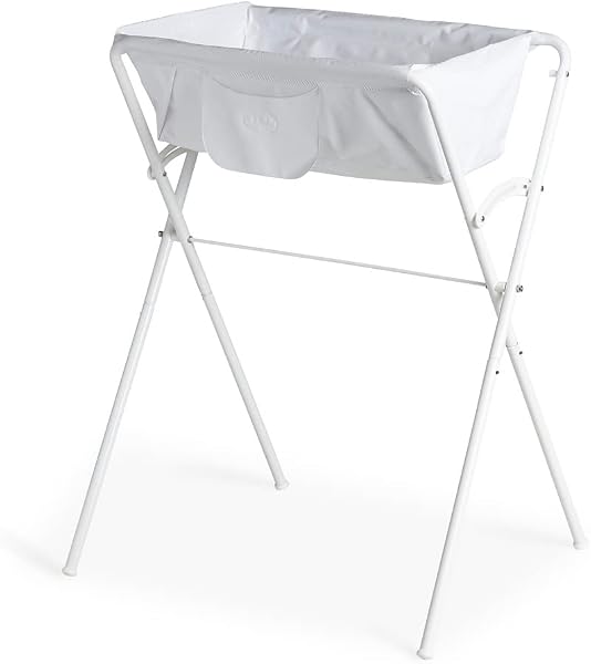 Maxi Baby Banheira Aqualoo com Suporte — Branca