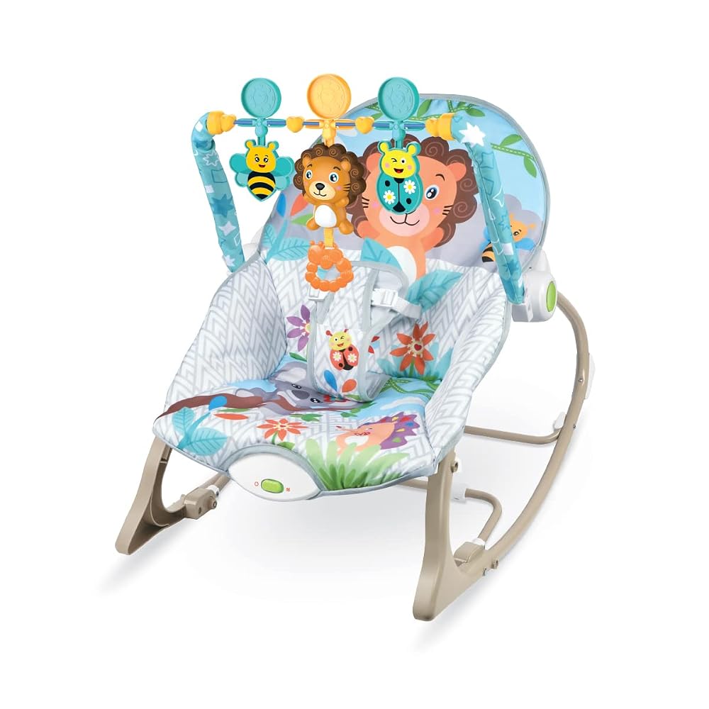 Maxibaby FunTime Cadeira de Descanso e Balanço Leão até 18 kg