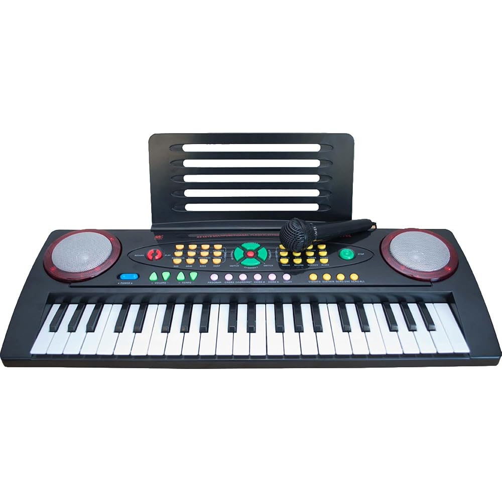 Mini Teclado Infantil 44 Teclas com Microfone Turbinho