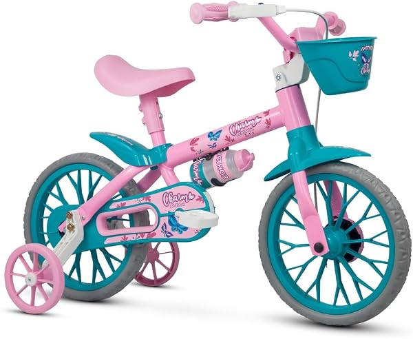 Nathor Bicicleta Infantil Aro 12 Charm Rosa