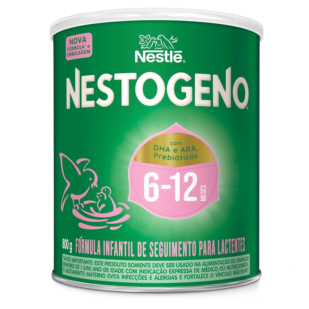 Nestogeno 2 Fórmula Infantil Nestlé 6 a 12 Meses 800g