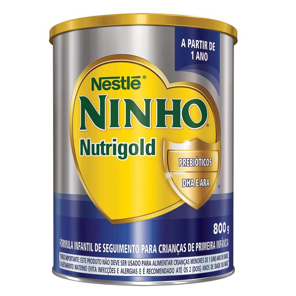 Ninho Nutrigold Fórmula Infantil Nestlé 800g — a Partir de 1 Ano