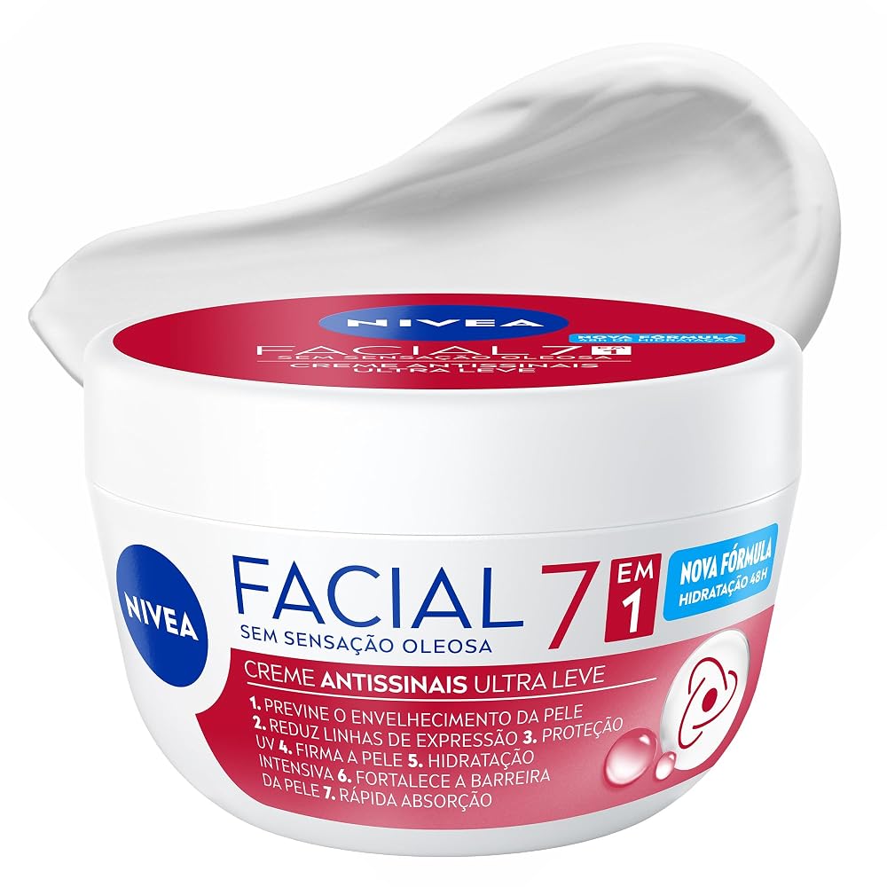 NIVEA Creme Facial Antissinais Ultraleve 7 em 1 100g