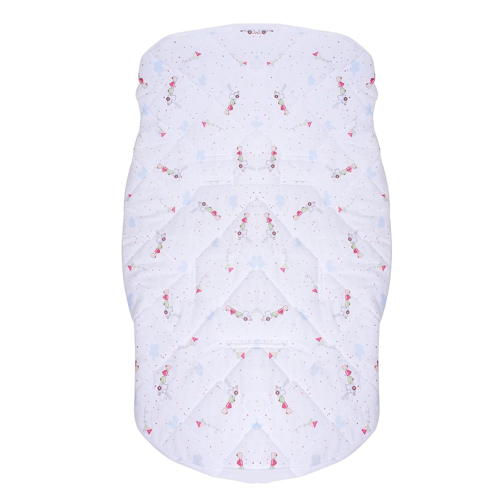 Papi Textil Capa para Bebê Conforto e Carrinho Acolchoada Estampada