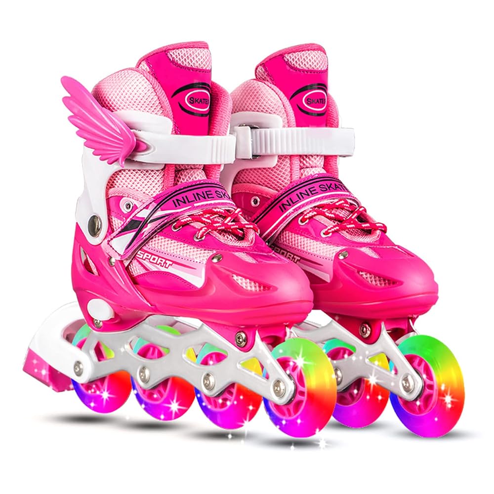 Patins Inline Ajustáveis Moniss com Rodas Luminosas