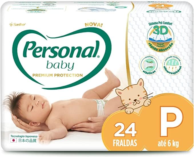 Personal Fralda Baby Premium Protection Média – 20 Unidades