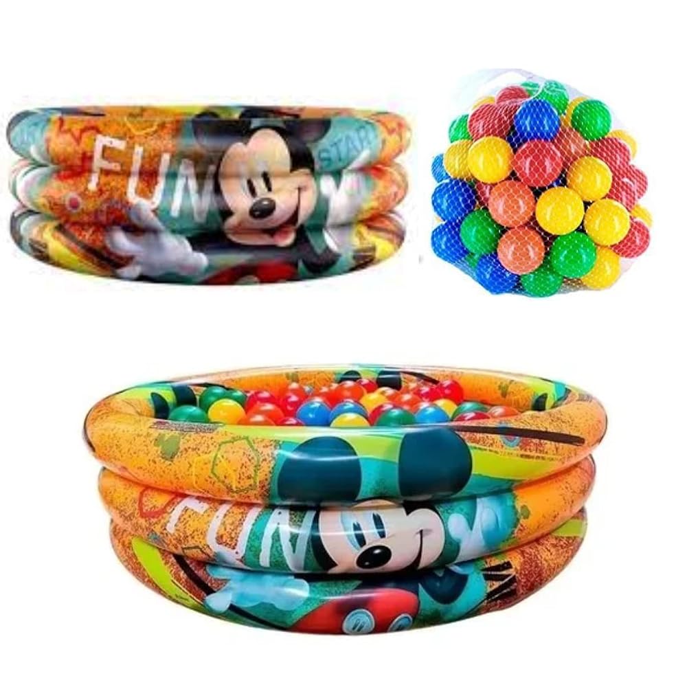 Piscina de Bolinhas Mickey Fluthua