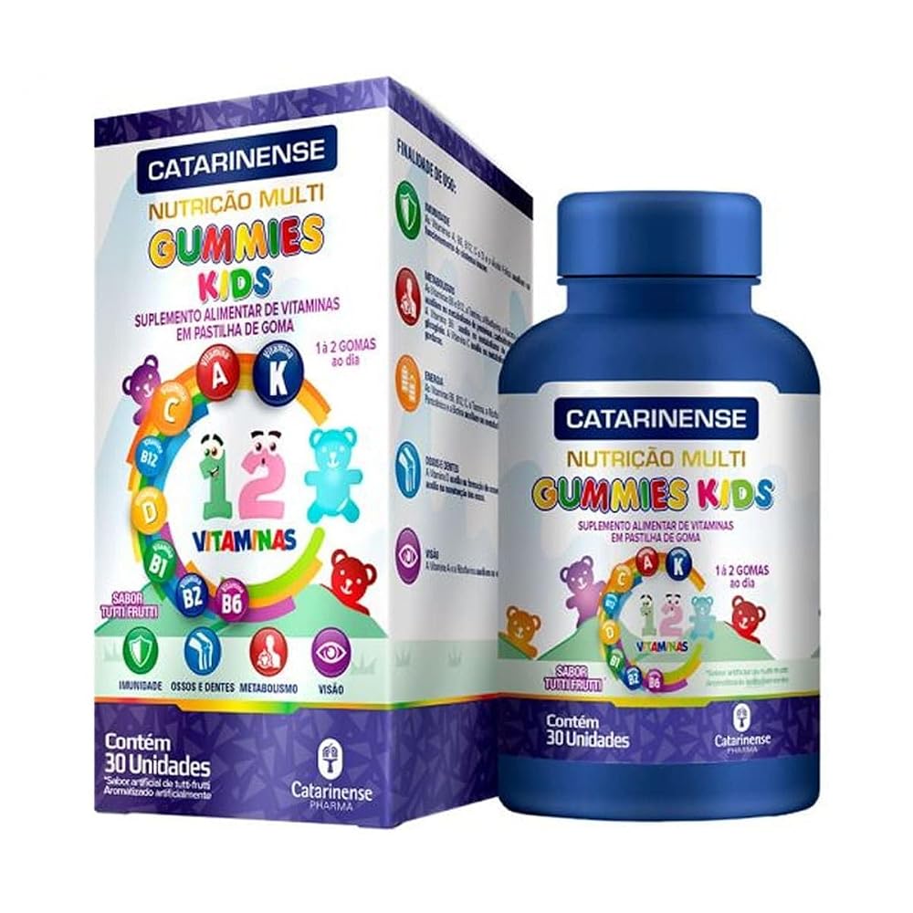 Polivitamínico Gummies Kids Multi 30 Gomas Tutti-Frutti — Catarinense Pharma
