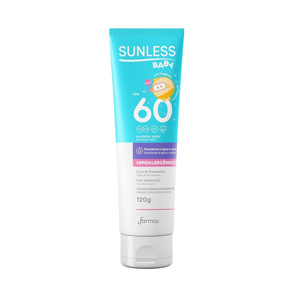 Protetor Solar Baby FPS 60 120g — Sunless