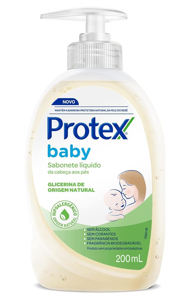 Protex Baby Sabonete Líquido Glicerina Natural 200ml