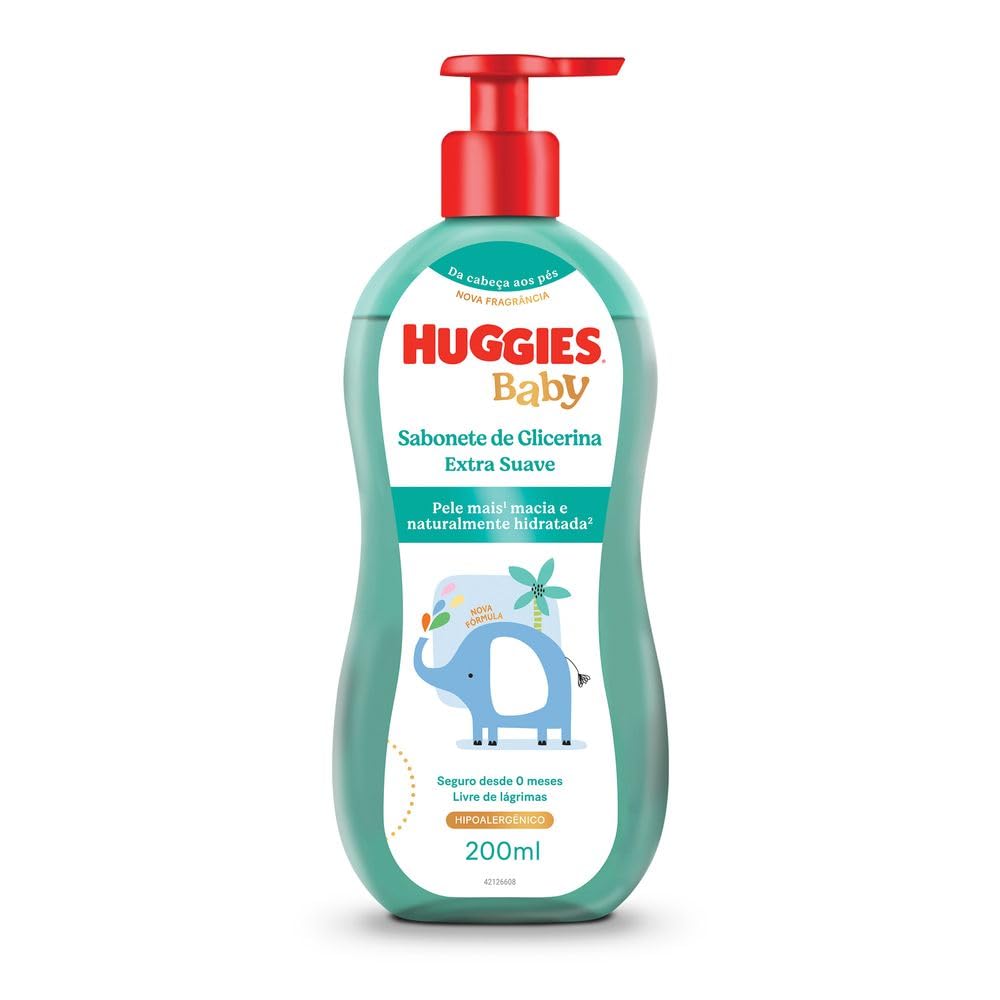 Sabonete Líquido Huggies Extra Suave 200ml