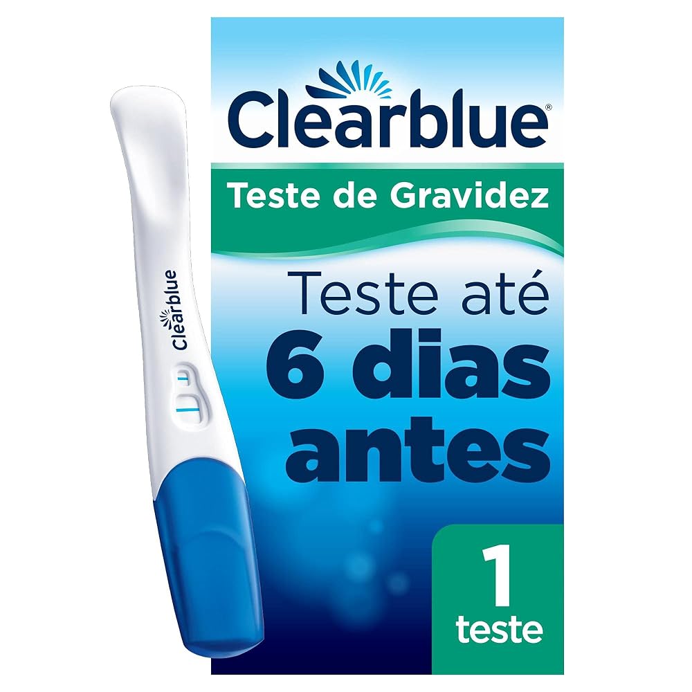 Teste de Gravidez Clearblue Resultado 6 Dias Antes - 1 unidade