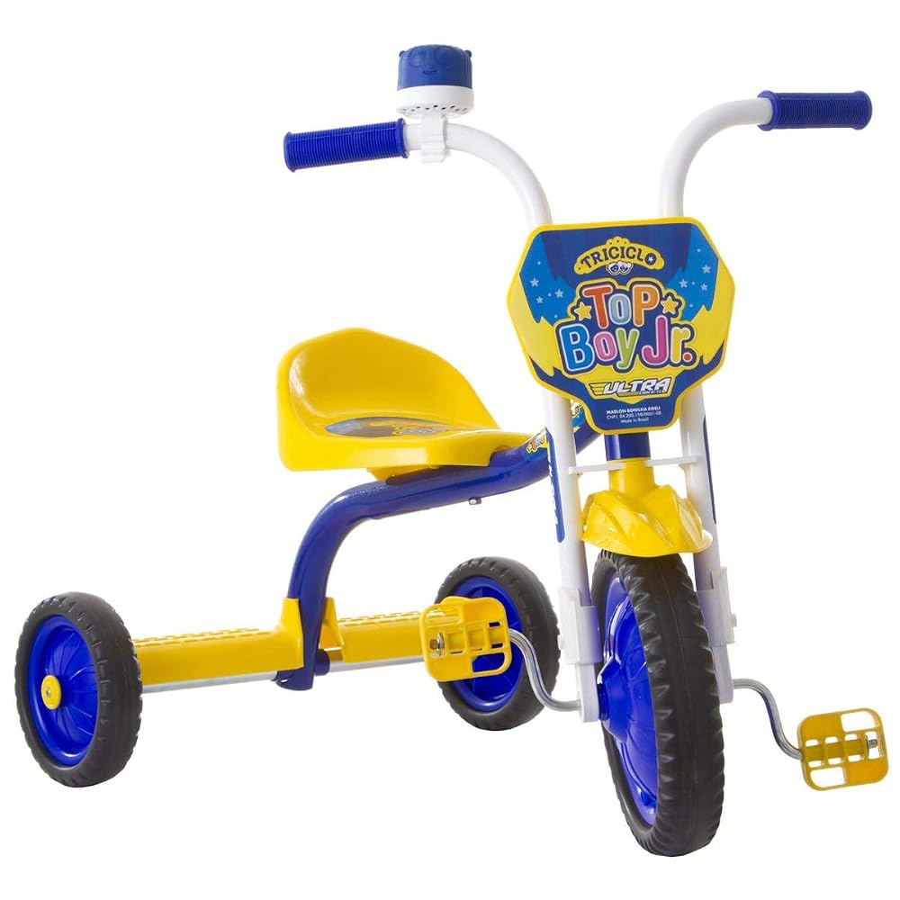 Ultra Bike Top Boy Jr Triciclo Infantil Azul/Amarelo
