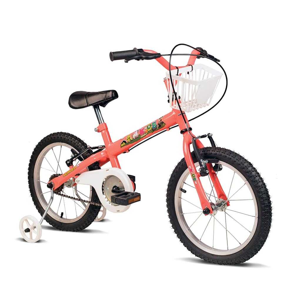 Verden Bicicleta Infantil Kids Aro 16 com Cestinha e Rodinhas