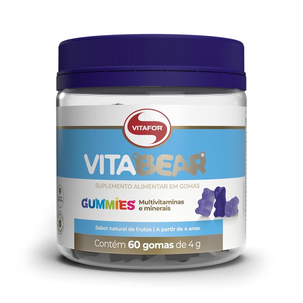 Vita Bear Vitafor — 60 Gomas Sabor Blue Berry
