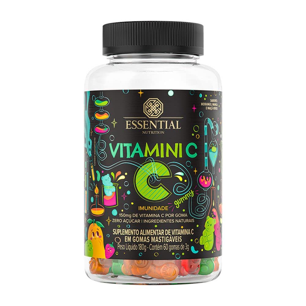 Vitamini C Gummy Essential Nutrition — 60 Gomas