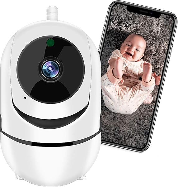 XFTOPSE Câmera WiFi 360° 1080p HD Babá Eletrônica